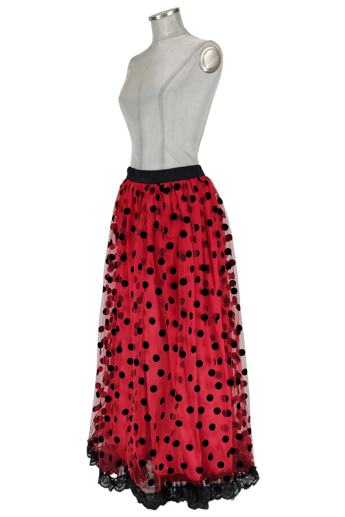 noleggio-gonna-flamenco-pois-rosso-nero_2