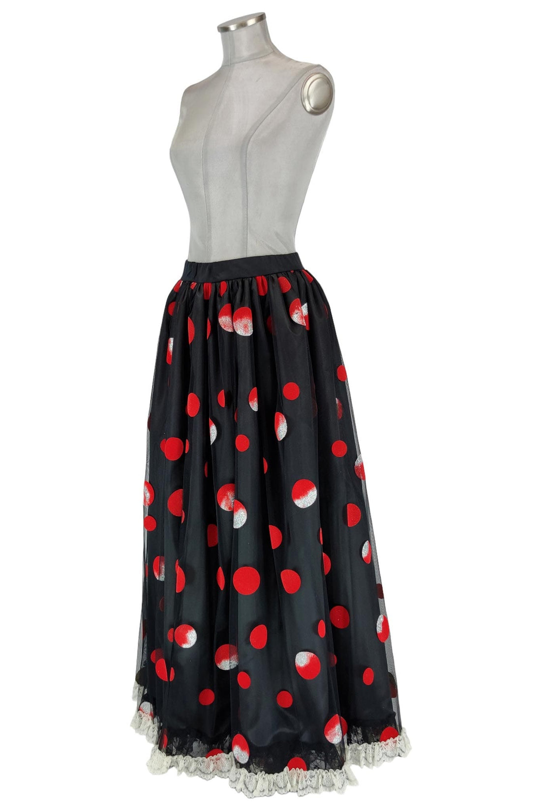 noleggio-gonna-donna-flamenco-nera-pois-rosso-danza_2