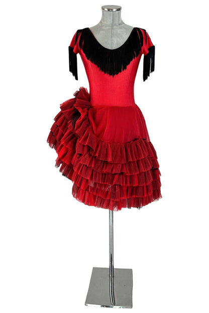 noleggio-abito-ballo-rosso-donna-rouches-frange_1