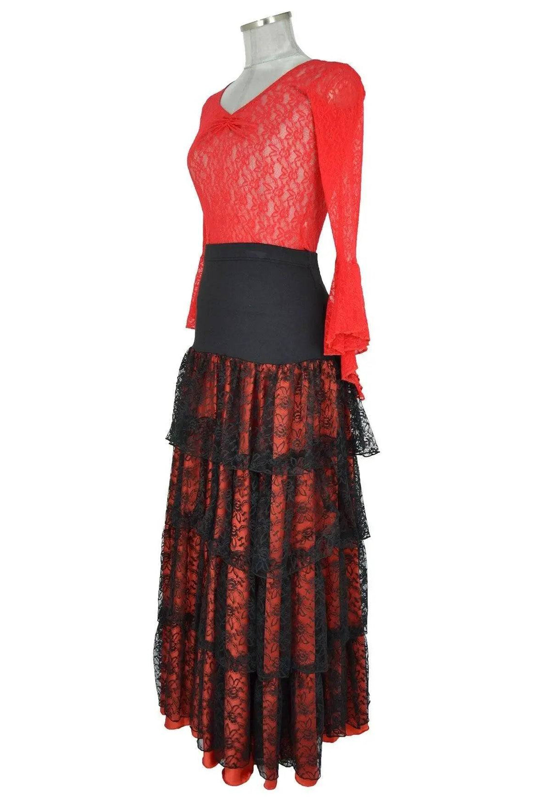 noleggio-abito-donna-flamenco-rosso-nero-pizzo_2