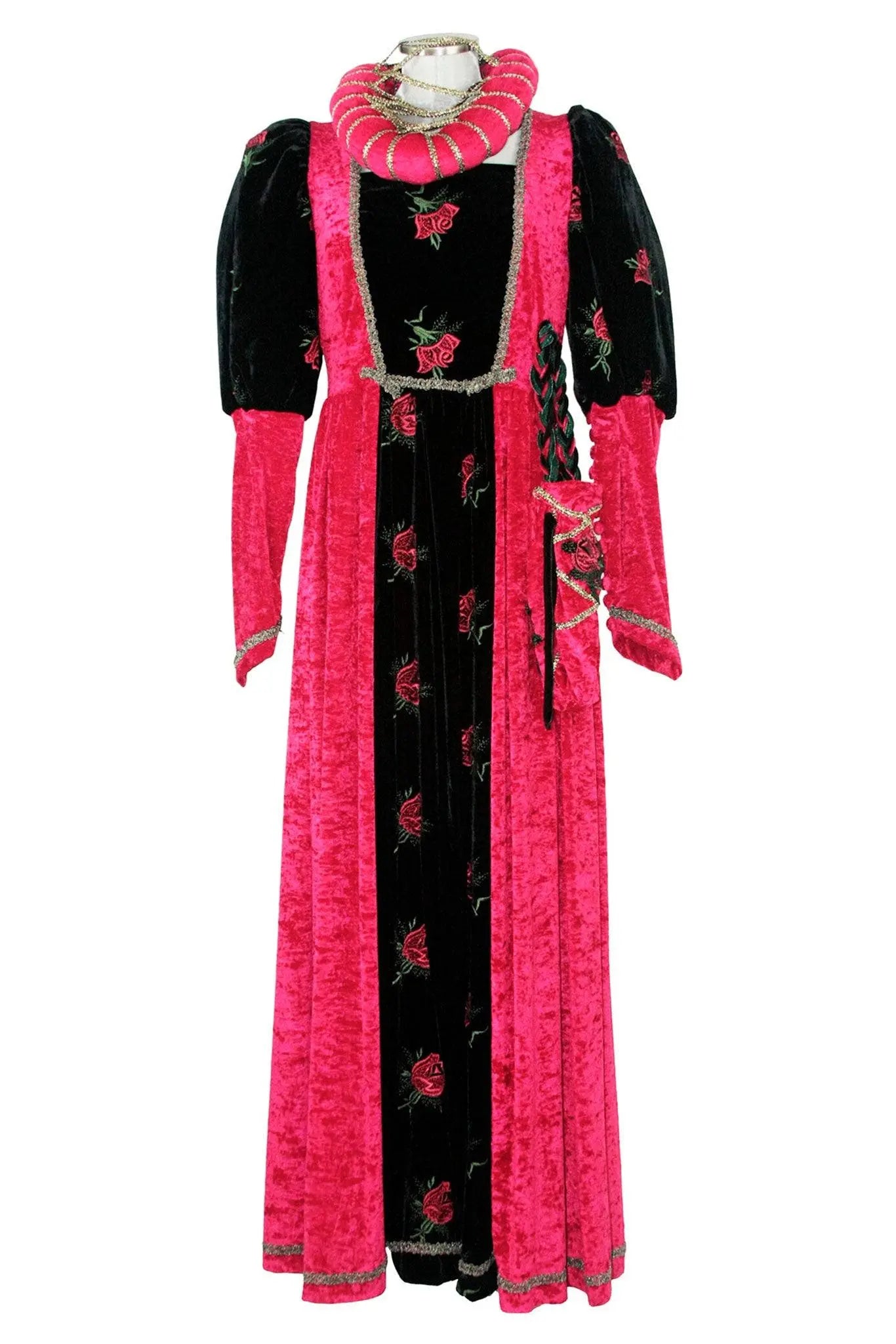 Costume donna del tardo medioevo o inizio rinascimento - storico - car