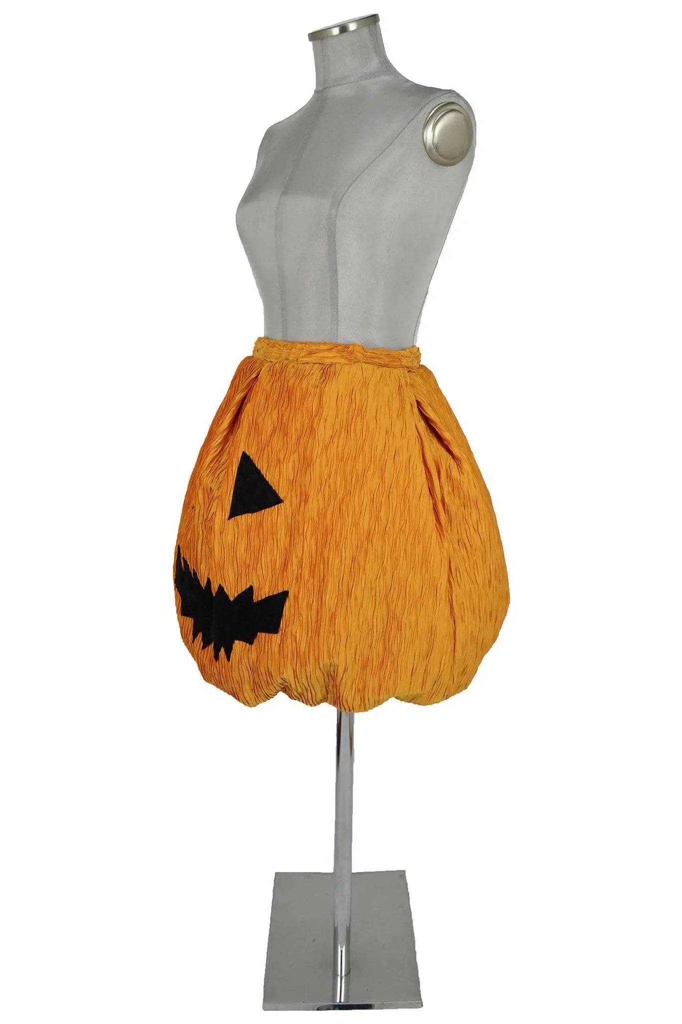 Costume donna zucca di Halloween o carnevale, recite, e sfilate