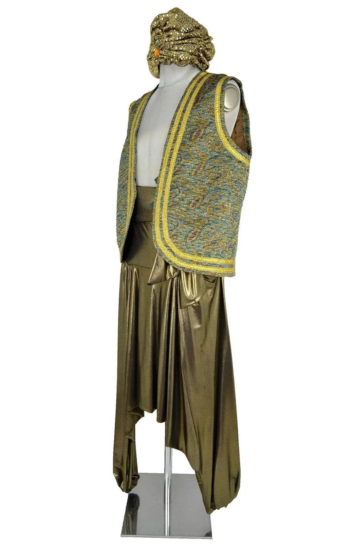 Costume uomo stile indiano, per travestimenti e balletti come La Bayad