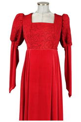 Noleggio abito rosso medievale donna - storico