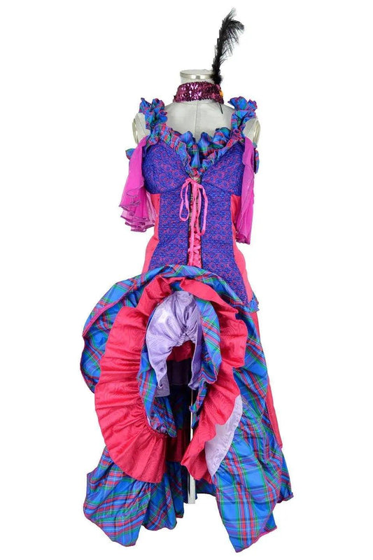 Costume donna per sfilate carnevalesche, balli o personaggi bizzarri -