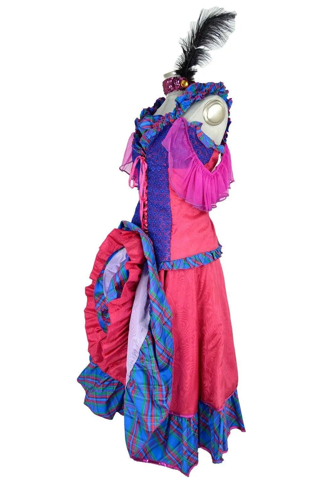 Costume donna per sfilate carnevalesche, balli o personaggi bizzarri -